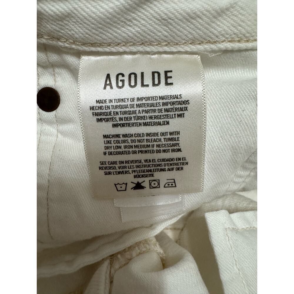 AGOLDE Parker Cut-Off Denim Shorts, Size 29 - Picture 12 of 14